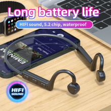 Kiplyki Partihandel Trådlösa Bluetooth-headset Benledningshörlurar Bluetooth5.0 Trådlösa öronsnäckor Utomhussportheadset Företagsheadset