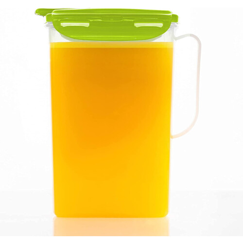 Κανάτα ψυγείου Aqua - Πλαστική κανάτα χωρίς BPA με αναδιπλούμενο καπάκι που διατηρεί