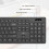 (2pack) Wireless Keyboard and Mouse Combo - Standard Office PC Keyboard and Optical Wireless Mice 3