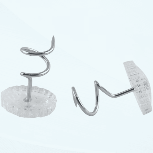 Καρφίτσες Clear Heads Twist, συσκευασία 30 τεμαχίων για καλύμματα, φούστες, καναπέδες,