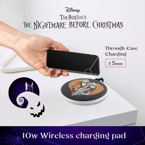 Ασύρματη βάση φόρτισης The Nightmare Before Christmas του Tim Burton - Σταθμός ασύρματης φόρτισης Jack 1
