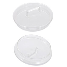 Couvercles de rechange pour bocaux et bouteilles de conservation, distributeur de boissons en verre, 2 pièces, assiettes transparentes hermétiques