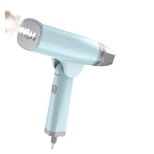 1300W Portable Garment Steamer for Travel Fast Wrinkle Removal MultiFabric Handheld Blue