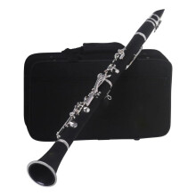 Professional Bb Clarinet 17 Keys Lightweight Bakelite Body with Ergonomic Key Layout