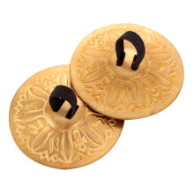 Copper Finger Cymbals for Belly Dance with Crisp Clear Sound and Durable Build for Performances