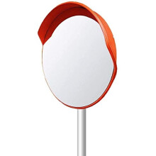 Convex Traffic Safety Mirror for Roadside and Crossroads, Easy Install, 30CM Diameter