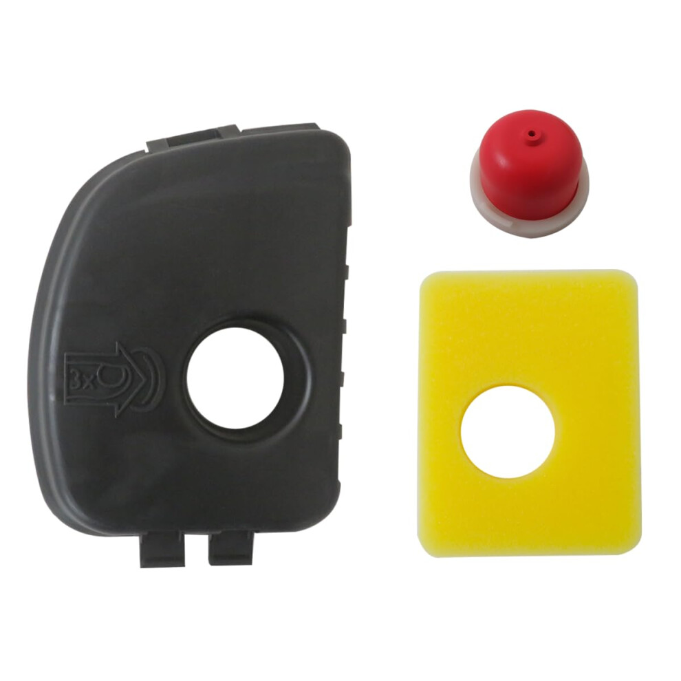 Air Filter Foam 799579 With 595660 Air Cleaner Cover And 594281 Primer Bulb For Briggs And Stratton 9164114592347