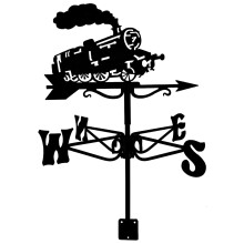 Metal Weathervane Wind Direction Indicator for Garden Yard Roof Wrought Iron Vintage