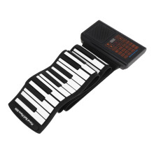 88 Key Foldable Piano Keyboard with Silicone Keys, Sustain Pedal and Recording Functions for Travel