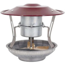 60W Chimney Exhaust Fan, Quiet Wood Stove Draft Fan for Fireplace Pizza Oven 12–16cm Flue