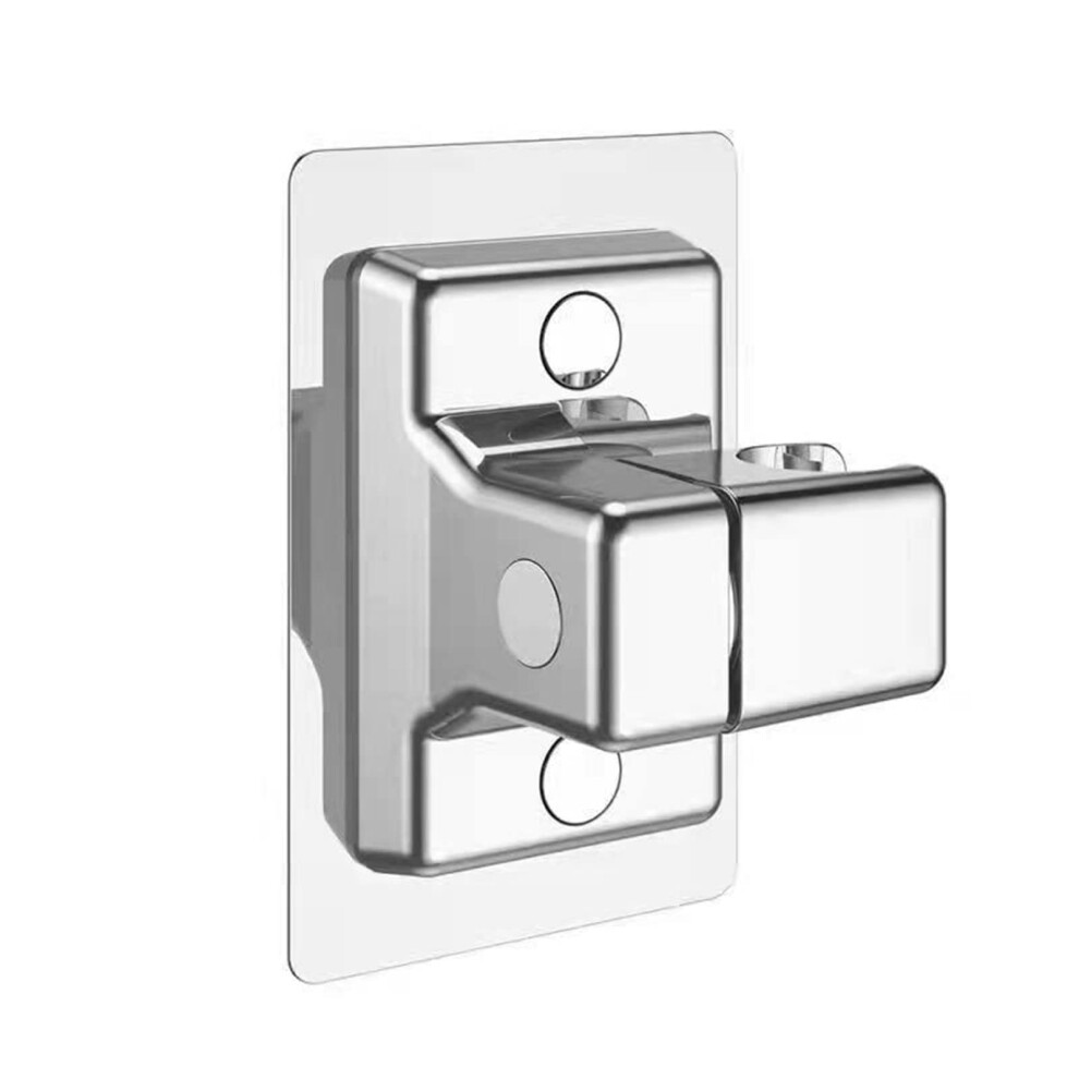 Adjustable Shower Head Holder Wall Mounted Selfadhesive Handheld Bracket For Bathroom Silver 9053599362470