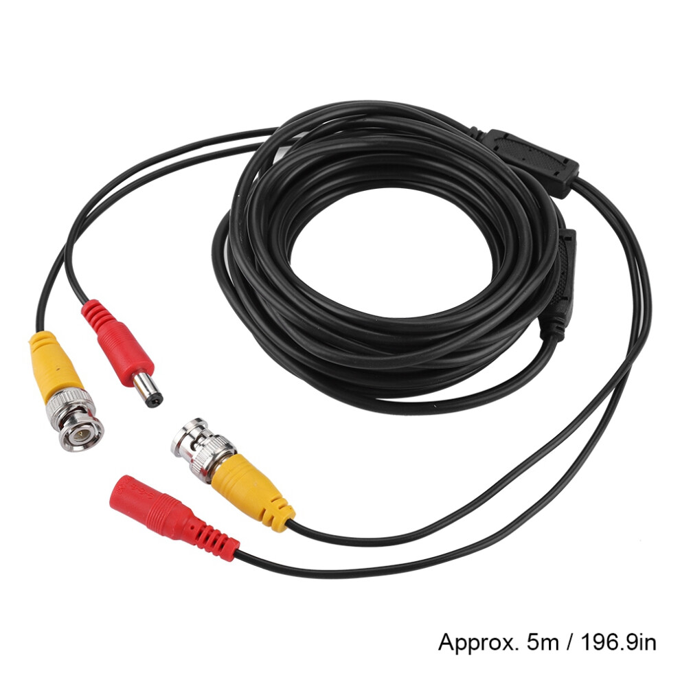 Bnc Video Power Cable For Security Camera, Reliable Signal Transmission Coax Extension Cord For Cctv System, Premium Material Siamese Cable With Dc 9482828237867