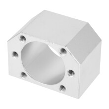 Base de soporte para conjunto de husillo de bolas, soporte de montaje, piezas de máquina CNC con construcción de aleación de aluminio, carcasa de