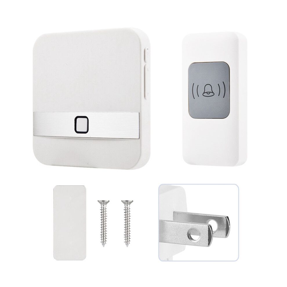 Wireless Entry Doorbell Chime, Security Access Control Ding Dong Playing Sound With 52 Tones And Mute Option, Smart Doorbell System With Long Range 9482828237935