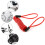 Spring Reminder Cable For Motorcycles, Disc Lock Cable With Alarm Lock Security, Adjustable Length Antitheft Protection Smooth Processing Waterproof 6