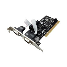 TIL PCI to2port Serielle porte controllerkort DB9RS-232 9865PCI Serielt kort MCS9865sæt pci to2rs232adapter Win10