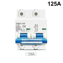 Mosiee DC MCB για ηλιακό διακόπτη PV2P125A100A80A600V μπαταρία φωτοβολταϊκού συστήματος