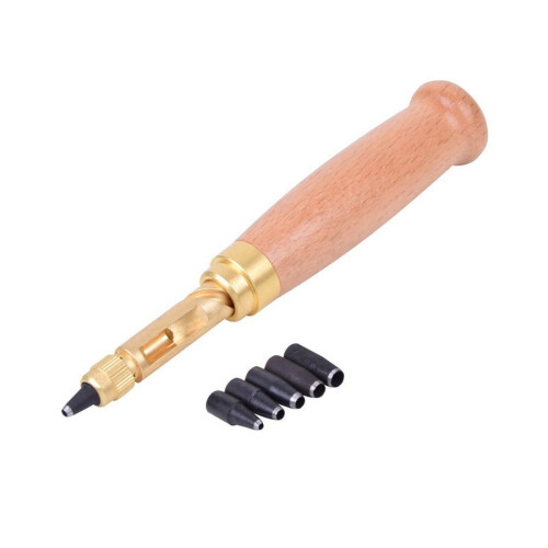 6 μεγέθη μύτης 1,5mm, 2mm, 2,5mm, 3mm, 3,5mm, 4mm Τρυπάνι οπών βίδας/αυτόματο δερμάτινο εργαλείο