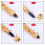 6 μεγέθη μύτης 1,5mm, 2mm, 2,5mm, 3mm, 3,5mm, 4mm Τρυπάνι οπών βίδας/αυτόματο δερμάτινο εργαλείο 6