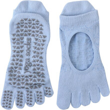 (2 paar damessokken met vijf tenen, perfect voor yoga, pilates, barre, fitness en gymnastiek)