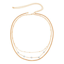 Ceinture chaîne de corps YHAIOGS pour femme, en métal, motif lune et étoile, style punk, accessoire de mode féminin.