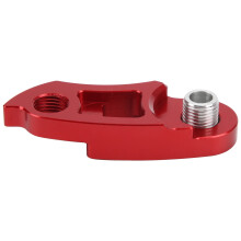 Bike Rear Derailleur Hanger Bicycle Aluminum Tail Hook Extension Extender Bike AccessoryRed