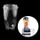 Udskiftningskopper til Magic Bullet blenderkopper kompatible med Magic Bullet 250w 2