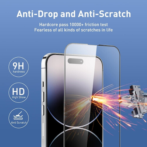 Συσκευασία 2 τεμαχίων - συμβατή με iPhone12 - Προστατευτικό οθόνης από σκληρυμένο 1