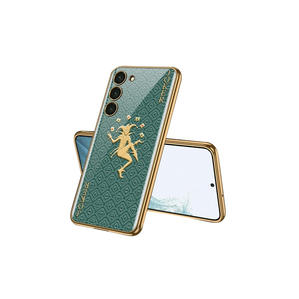 Gkk Galaxy S24 Case Tempered Glass Electroplate Joker 9395123916064