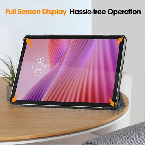Συμβατό με θήκη Lenovo Tab TB311FU με δερμάτινη βάση και προστασία από πτώση - Xin Grey 2