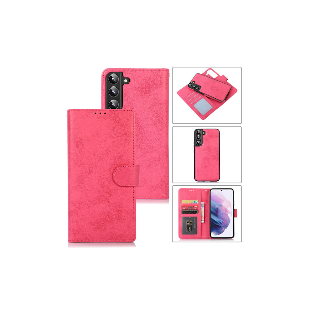 Compatible With Samsung Galaxy S23 - Practical Stylish Wallet Case Pink 9395123915937