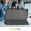 Συμβατό με θήκη Lenovo Tab TB311FU με δερμάτινη βάση και προστασία από πτώση - Xin Grey 4