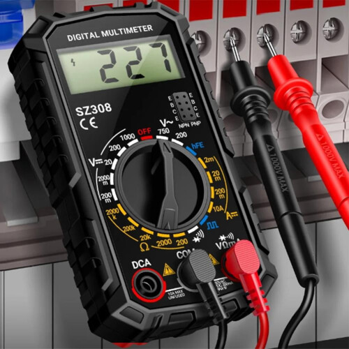 Electrical Multimeter Sz308 Tester Digital Multimeter Professional Tool LCD Display Voltage Meter Electrical Tester For Electric 2