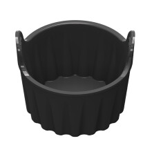 Ronde siliconen eierschaal met antiaanbaklaag, geschikt voor de oven, airfrypan, oven en magnetron.