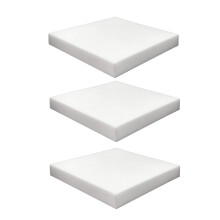 wileqep Schaumstoffkissen mit hoher Dichte, 48 x 38 x 9 cm – Passend für Esszimmerstühle und als Sitzersatz für Rollstühle
