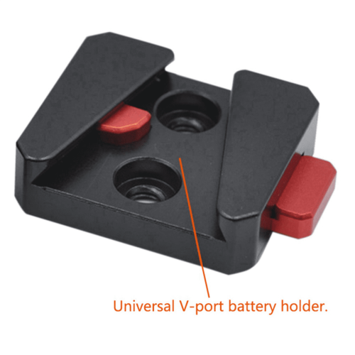 5X1/4 Universal V Mount Μπαταρία Γρήγορης Απελευθέρωσης Αξεσουάρ Προσαρμογέα Πλακέτας 2