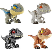 4World Dinosaur Snap Squad Sammelfiguren zum Ausstellen, Spielen und mit Klickverschluss zum Befestigen an Rucksäcken und Brotdosen (WG)
