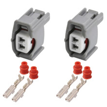 Connettore impermeabile maschio-femmina per iniettore di carburante a 2 pin 6189-0611 90980-11875 combinazione