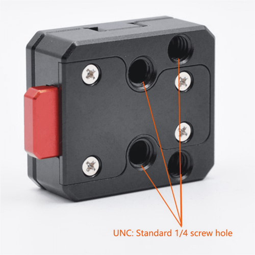 5X1/4 Universal V Mount Μπαταρία Γρήγορης Απελευθέρωσης Αξεσουάρ Προσαρμογέα Πλακέτας 1