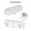 Kit com 2 Tomadas Inteligentes Wi-Fi, Controle Independente, Compatível com Alexa e Google Assistente, Sem Necessidade de Hub 5