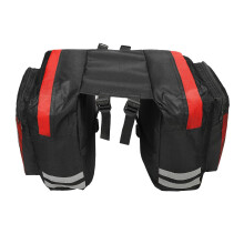Sacoches latérales doubles résistantes à l'eau, grands compartiments, fixation rapide pour porte-bagages arrière, sacoche de selle pour vélo -