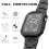 Ανθεκτική θήκη 2 τεμαχίων συμβατή με Apple Watch 44mm Series SE/6/5/4, Προστατευτικό οθόνης από 3