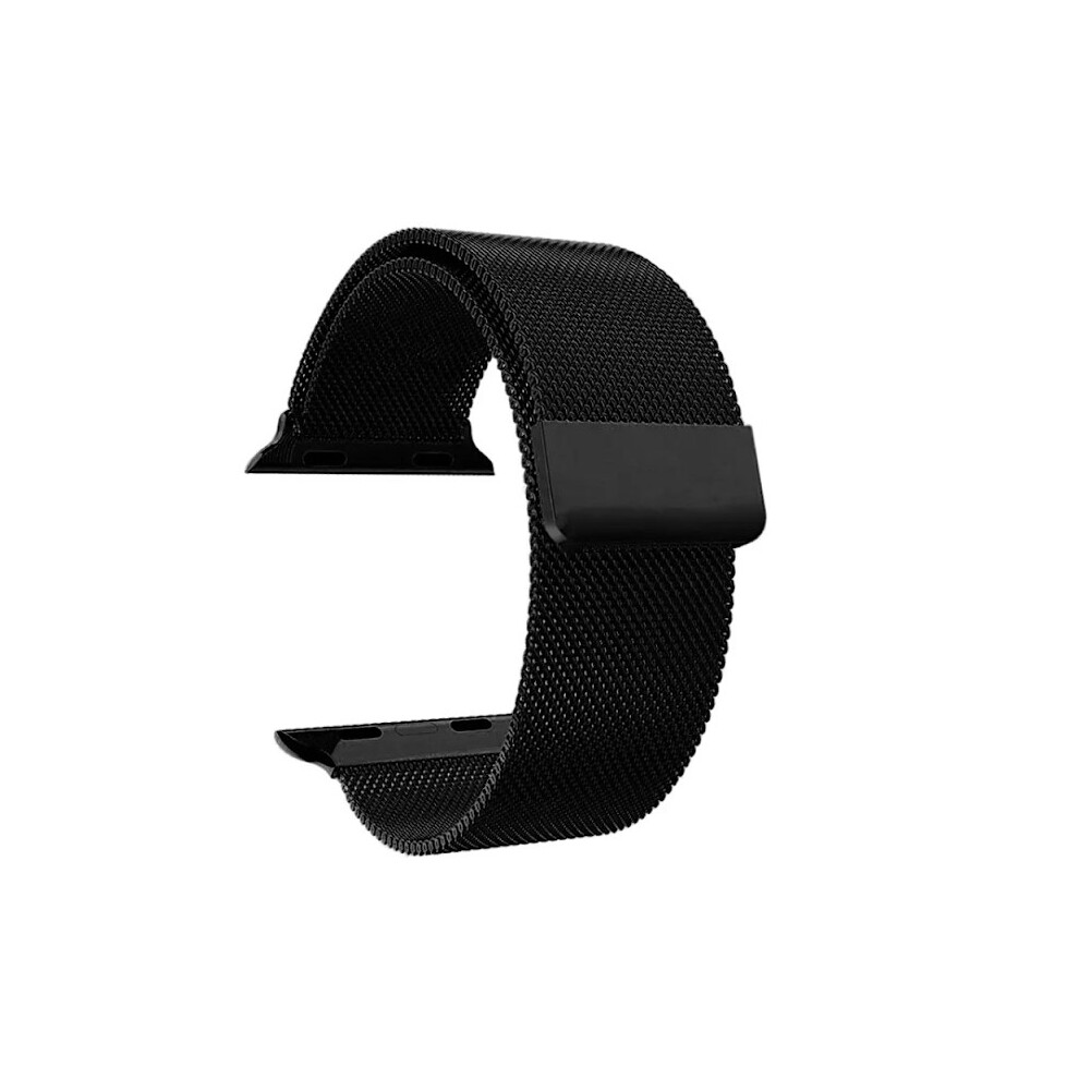 Smooth Stainless Steel Band For Compatible With Apple Watchwith Apple Watch 42Mm Black 9395123038995