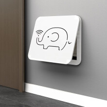 Tampa decorativa para caixa de fusíveis KDJ, montada na parede, com design articulado para medidor de energia elétrica.