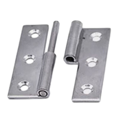 Dobradiça removível com junta deslizante, porta removível em aço inoxidável, 7,6 cm (3 polegadas) à esquerda