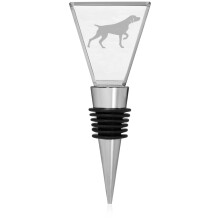 Crystal Wine and Beverage Bottle Stopper German Shorthaired Pointer