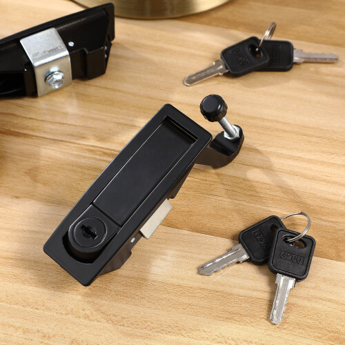 2 Pcs Locks Trigger Latch Marine Compression Cabinet Adjustable Key 1