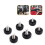 FANJIE Adjustable height foot, plastic base, 10 Pack Screw in 3