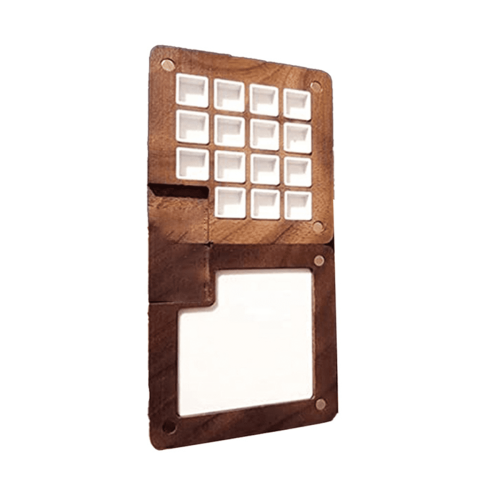 Φορητή Μπλοκ Σκίτσων Palette15Grids Ξύλινη Μίνι Παλέτα Ζωγραφικής Ταξιδιού Μαγνητική