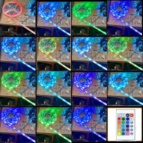 Ταινίες LED USB 1-5M Χρώμα RGB5050Αλλαξιέρα για ντουλάπι κουζίναςΦωτισμός κουζίνας4M 2